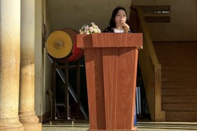 CHÀO CỜ ĐẦU TUẦN 25 – LIÊN ĐỘI TRƯỜNG TIỂU HỌC AMA JHAO 🇻🇳